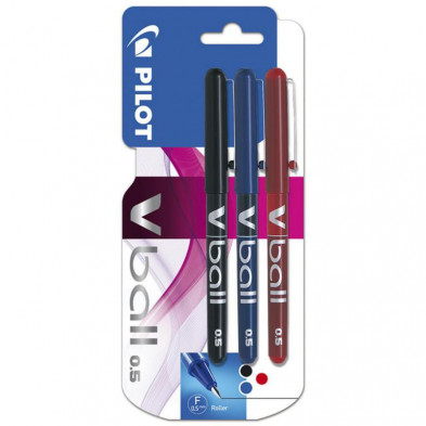 BolÃ­grafo Tinta LÃ­quida Pilot V-Ball 05 Colores Surtidos BlÃ­ster /3 ud.