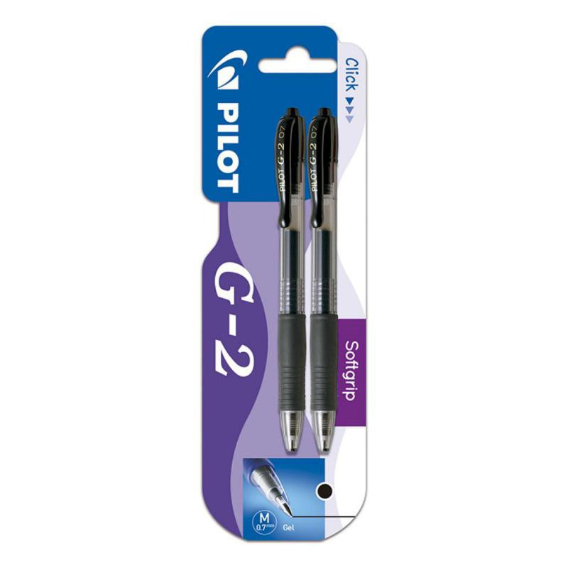 BolÃ­grafo Tinta Gel Pilot G-2 Negro BlÃ­ster /2 ud.