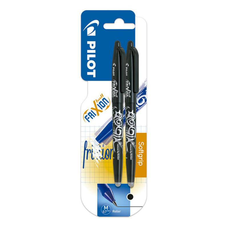 BolÃ­grafo Tinta Gel Pilot Frixion Ball Negro BlÃ­ster 2ud.