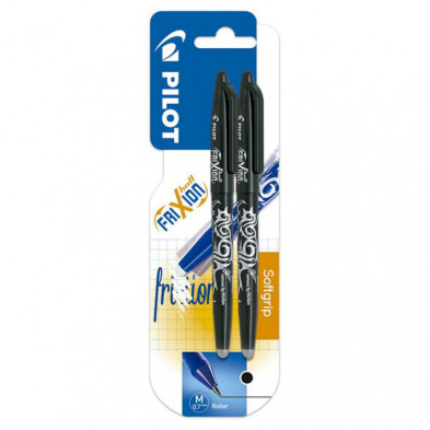 BolÃ­grafo Tinta Gel Pilot Frixion Ball Negro BlÃ­ster 2ud.