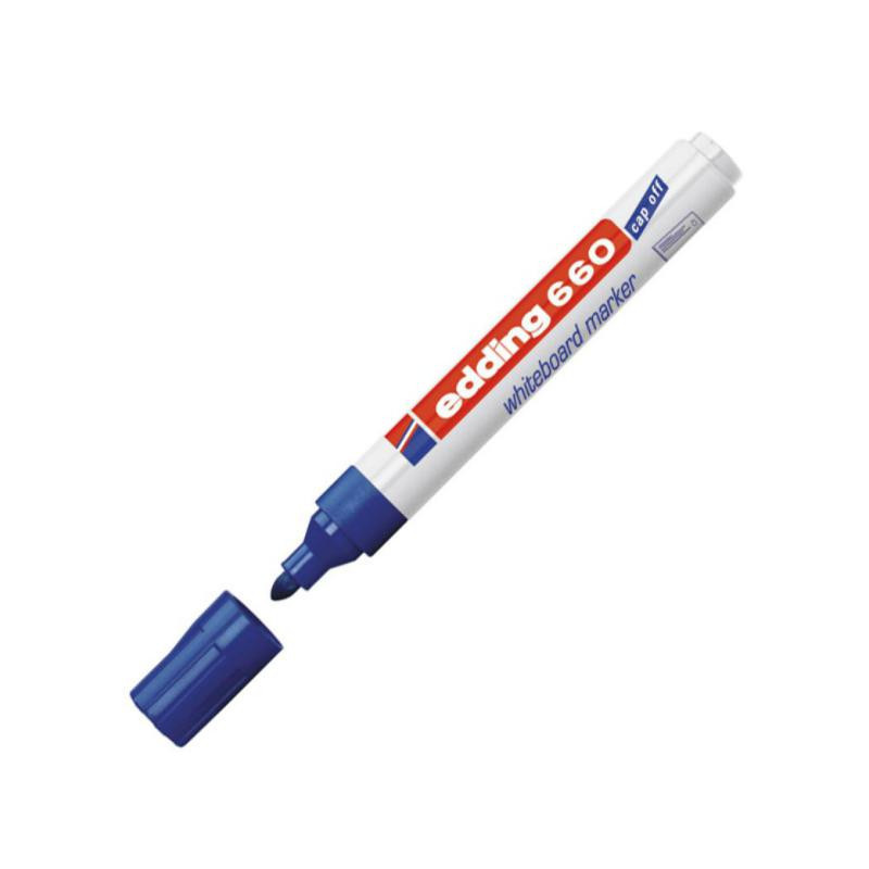 Rotulador para Pizarra Blanca Edding 660 Azul