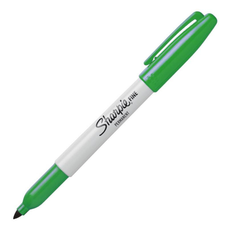 Rotulador Permanente Sharpie Fine Point Verde