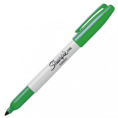 Rotulador Permanente Sharpie Fine Point Verde