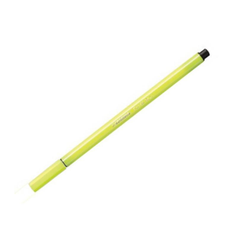 Rotulador Punta Fibra Stabilo Pen-68 Amarillo Fluor