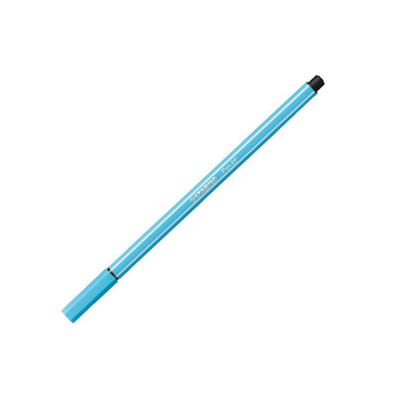 Rotulador Punta Fibra Stabilo Pen-68 Azul Turquesa