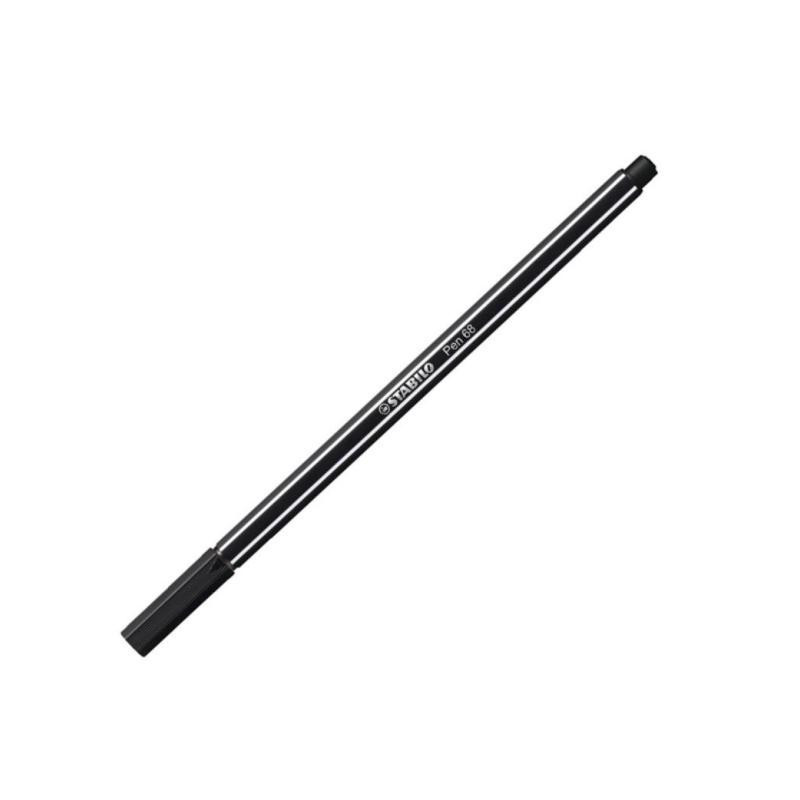 Rotulador Punta Fibra Stabilo Pen-68 Negro