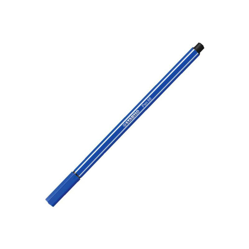 Rotulador Punta Fibra Stabilo Pen-68 Azul Oscuro