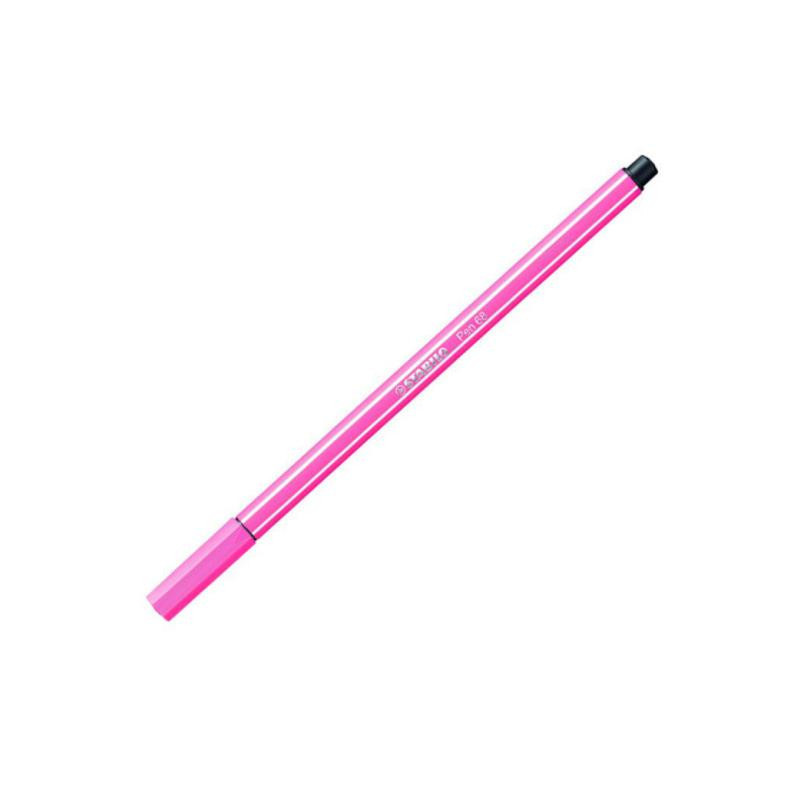 Rotulador Punta Fibra Stabilo Pen-68 Rosa Claro