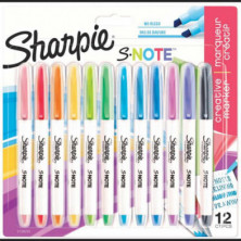 Sharpie S Note Blister 12 ud. surtidas