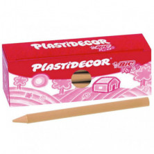 Ceras PlÃ¡sticas Bic Plastidecor Kids Carne /25 ud.