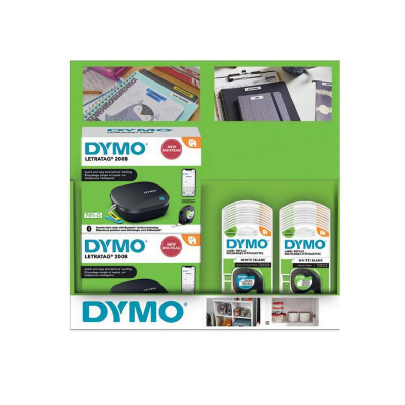 Expositor Rotuladora Dymo LT 200 B + 20 Cintas