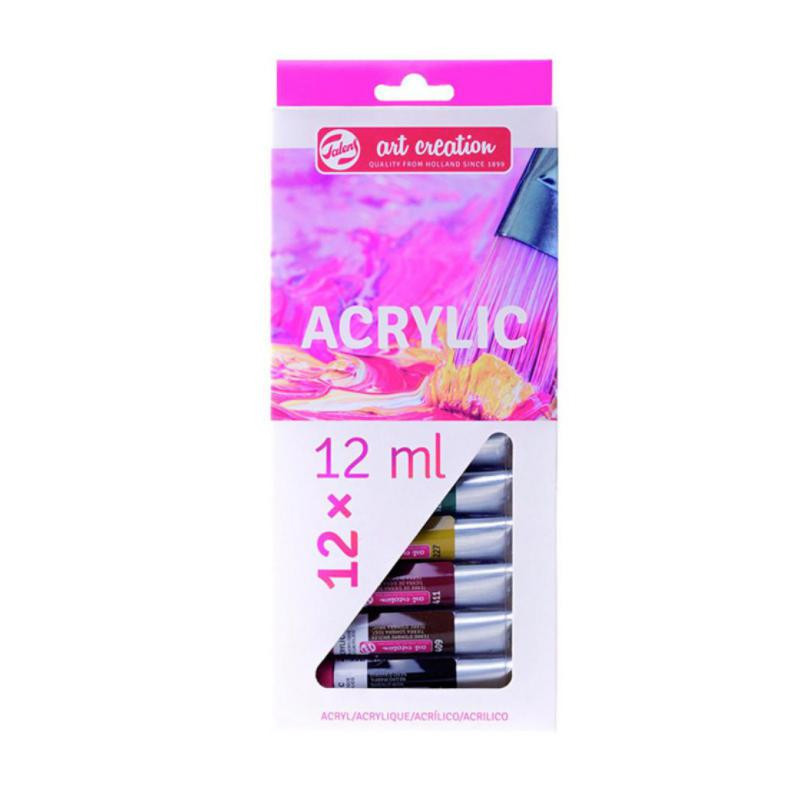 Pintura AcrÃ­lica Royal Talens 12ml. 12 Colores