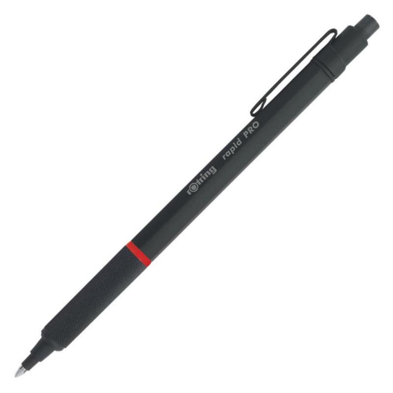 BolÃ­grafo Rotring Rapid Pro Cromado Negro