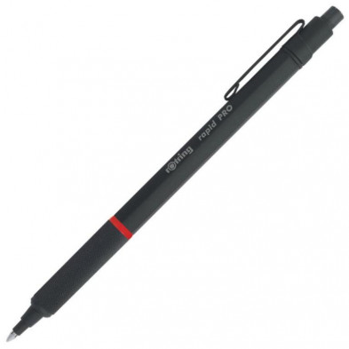 BolÃ­grafo Rotring Rapid Pro Cromado Negro