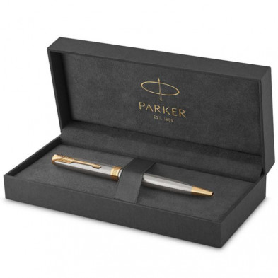 BolÃ­grafo Parker Sonnet CT Steel Acero Oro