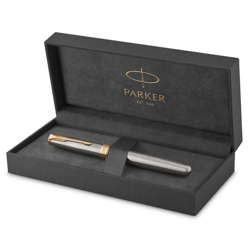 Roller Parker Sonnet Stainless GT Acero Oro