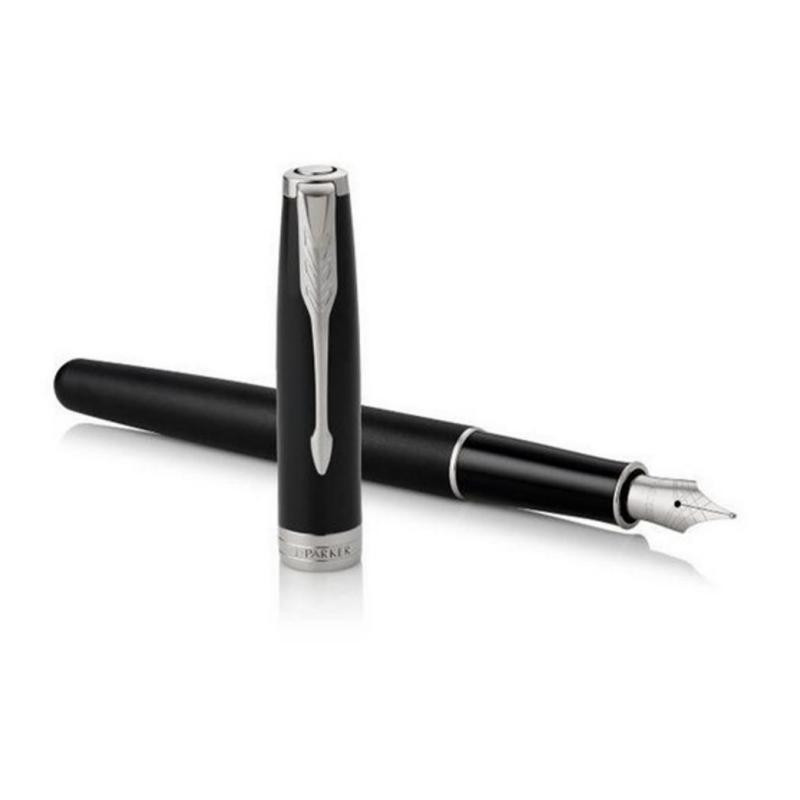 Pluma EstilogrÃ¡fica Parker Sonnet GT Negro Plata