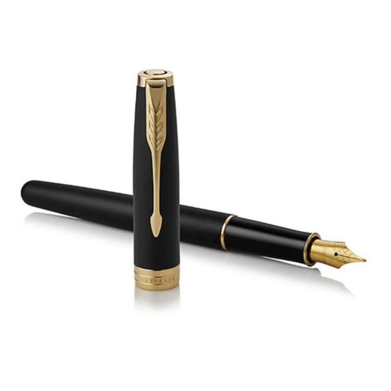 Pluma EstilogrÃ¡fica Parker Sonnet GT Negro Oro