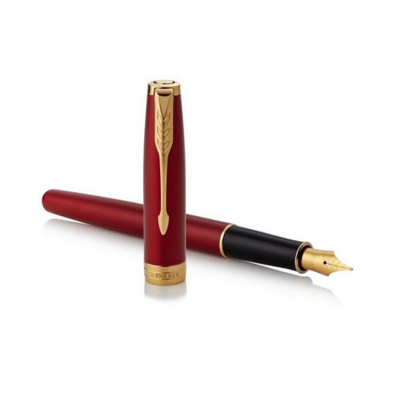 Pluma EstilogrÃ¡fica Parker Sonnet Intense GT Rojo