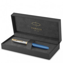 Pluma EstilogrÃ¡fica Parker CT 51 Premium Turquesa Oro