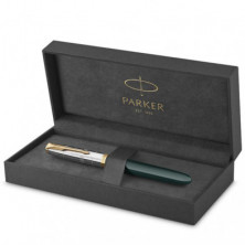 Pluma EstilogrÃ¡fica Parker CT 51 Premium Verde Oro