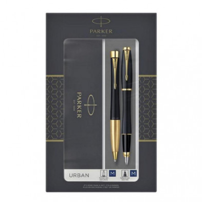 Duo Parker Urban GT BolÃ­grafo + Pluma Negro Dorado