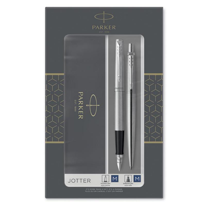 Duo Parker Jotter CT BolÃ­grafo + Pluma Acero