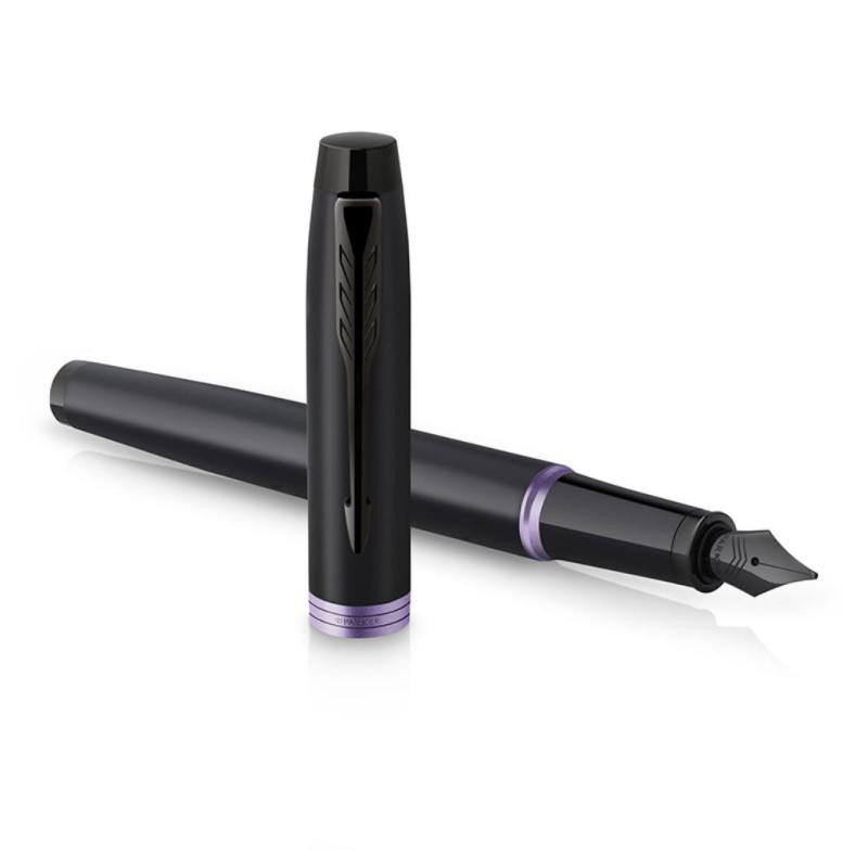 Pluma EstilogrÃ¡fica Parker IM Professionals Negro Violeta