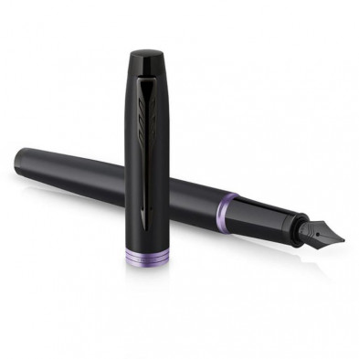 Pluma EstilogrÃ¡fica Parker IM Professionals Negro Violeta