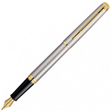 Pluma EstilogrÃ¡foca Waterman HÃ©misphÃ¨re Acero Oro