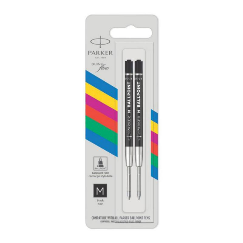 Recambio BolÃ­grafo Parker Original 0,7 mm Tinta Negro Blister 2 ud