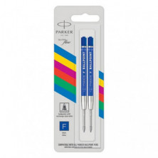 Recambio BolÃ­grafo Parker Original 0,5 mm Tinta Azul Blister 2 ud