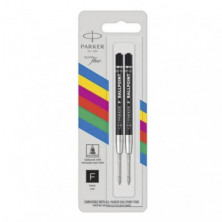 Recambio BolÃ­grafo Parker Original 0,5 mm Tinta Negro Blister 2 ud