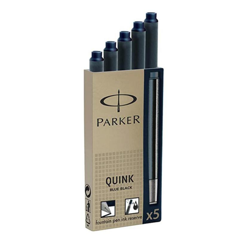 Recambio Pluma EstilogrÃ¡fica Parker Azul - Negro 5 ud