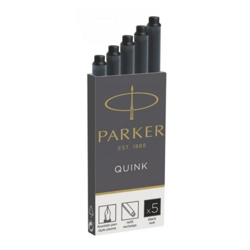 Recambio Pluma EstilogrÃ¡fica Parker Negro 5 ud