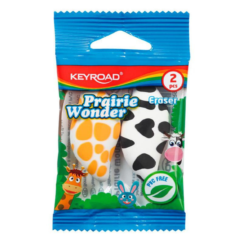 Gomas de borrar KeyRoad Prairie Wonder / 2 unid