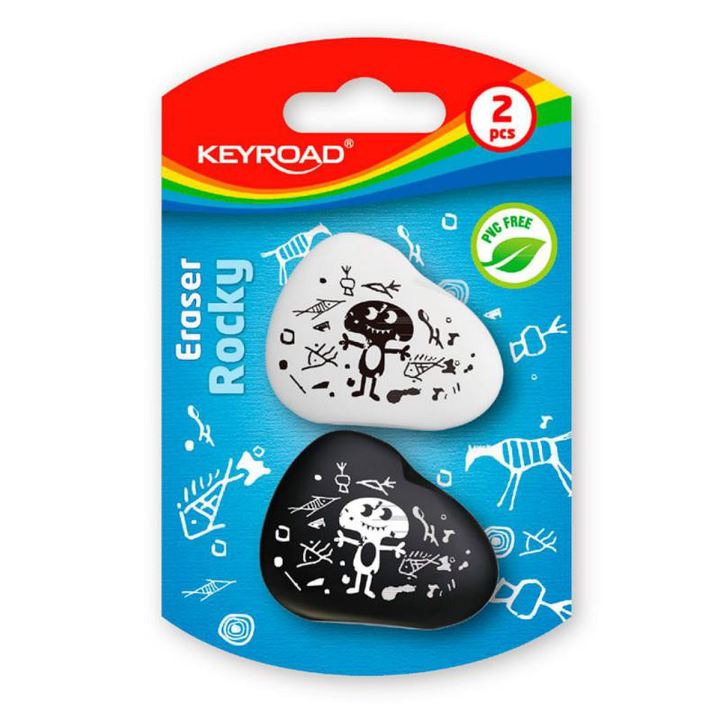 Goma de borrar KeyRoad Rocky / 2 unid