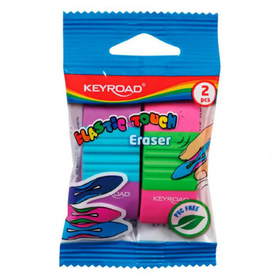 Goma de borrar KeyRoad Elastic Touch / 2 unid