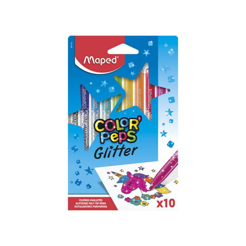 Rotuladores Maped Color Peps Glitter 10 ud