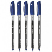 BolÃ­grafo Tinta Gel Campus Gel Azul Bolsa 5 ud