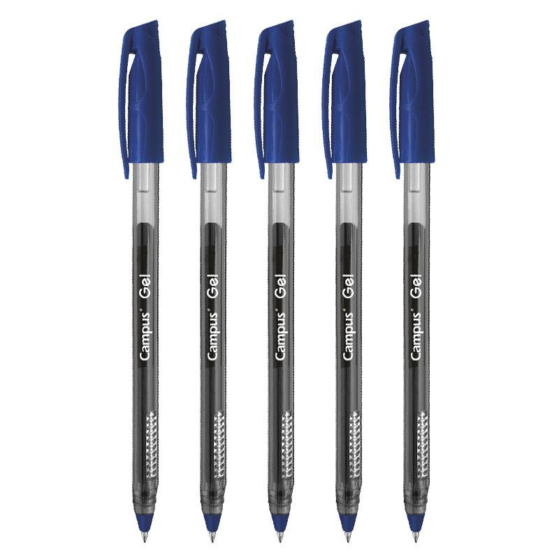 BolÃ­grafo Tinta Gel Campus Gel Azul Bolsa 5 ud