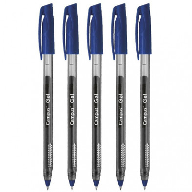 BolÃ­grafo Tinta Gel Campus Gel Azul Bolsa 5 ud