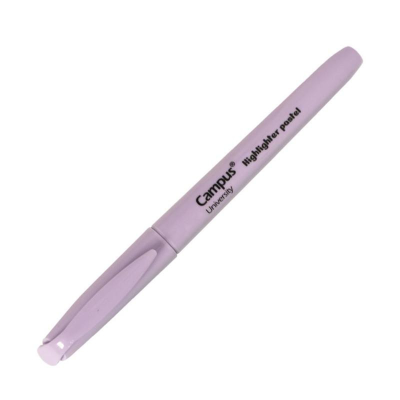 Marcador Fluorescente Pen Highlighter Campus University Violeta Pastel