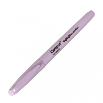 Marcador Fluorescente Pen Highlighter Campus University Violeta Pastel