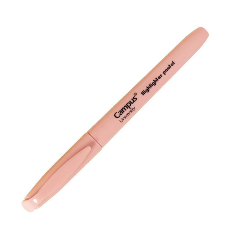 Marcador Fluorescente Pen Highlighter Campus University Rosa Pastel