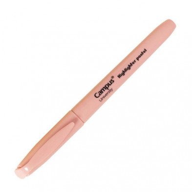 Marcador Fluorescente Pen Highlighter Campus University Rosa Pastel