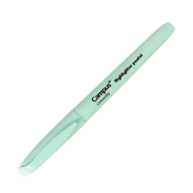 Marcador Fluorescente Pen Highlighter Campus University Azul Pastel