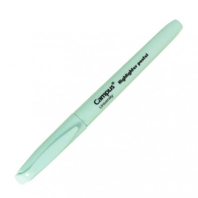 Marcador Fluorescente Pen Highlighter Campus University Azul Pastel