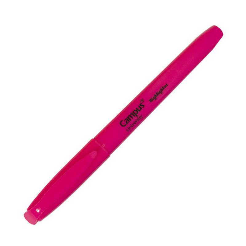 Marcador Fluorescente Pen Highlighter Campus University Rosa