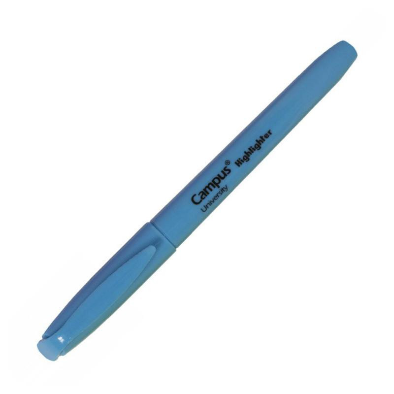 Marcador Fluorescente Pen Highlighter Campus University Azul